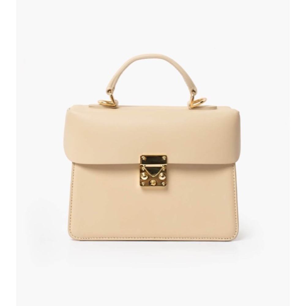 Pixie Market leather Vanilla Box Bag - Never Used